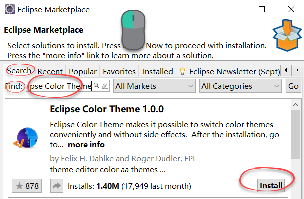 一个简单的小插件修改Eclipse代码颜色和整体的布局颜色