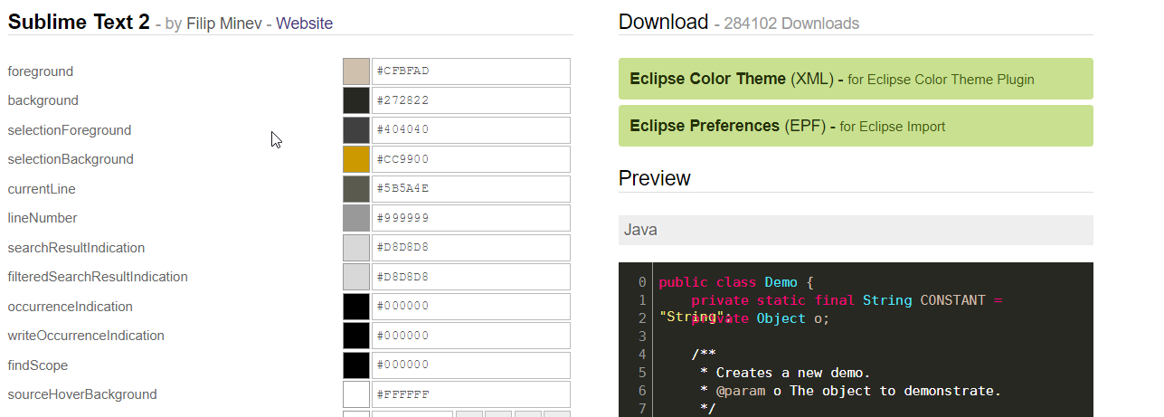一个简单的小插件修改Eclipse代码颜色和整体的布局颜色